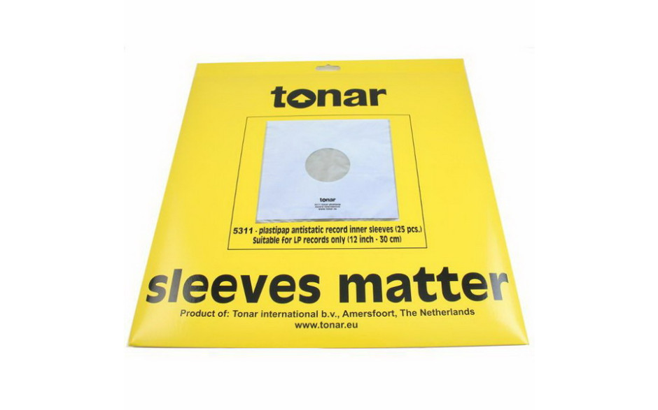 Tonar 25 внутренних пакетов для виниловых пластинок (25 Pcs./ Pack) art 5311