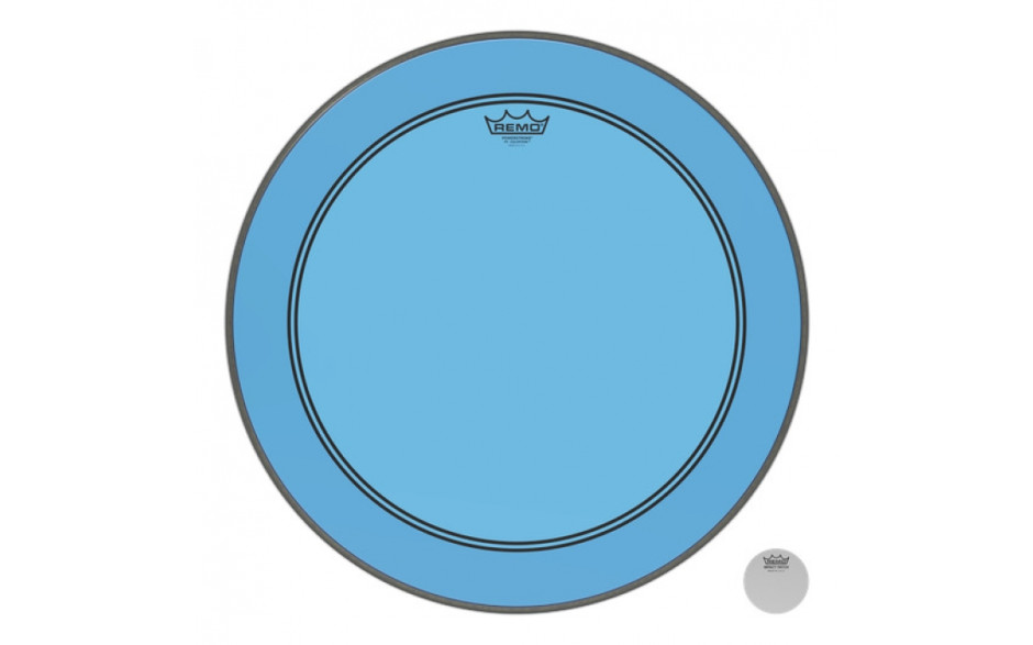 REMO POWERSTROKE3 22" COLORTONE BLUE