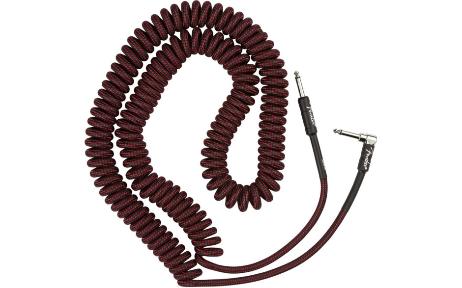FENDER CABLE PROFESSIONAL COIL 30" RED TWEED