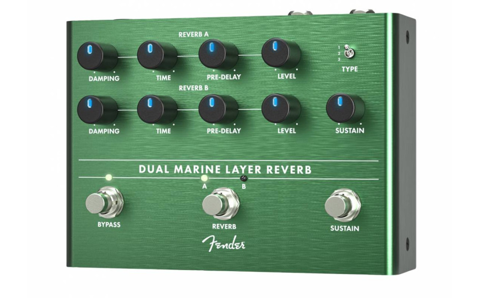 FENDER PEDAL DUAL MARINE LAYER REVERB