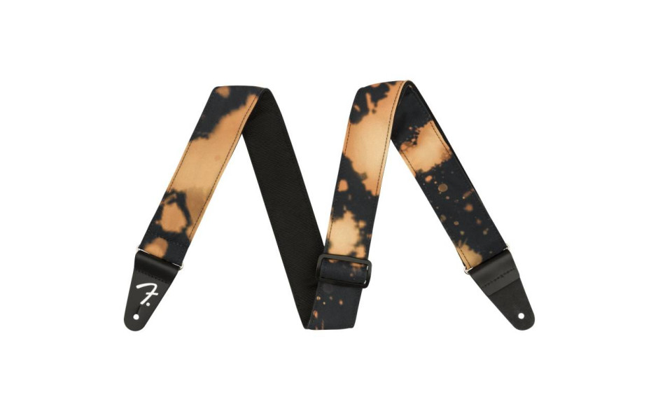 FENDER STRAP TIE DYE ACID WASH BLACK