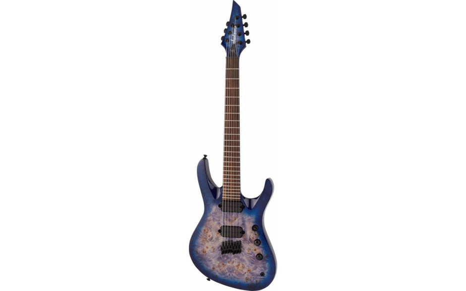 JACKSON PRO SIGNATURE CHRIS BRODERICK SOLOIST HT7P GLOSS TRANSPARENT BLUE