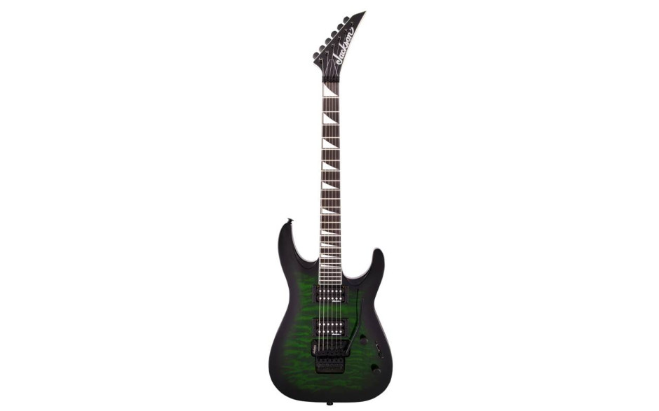 JACKSON JS32Q DKA DINKY ARCH TOP TRANSPARENT GREEN BURST