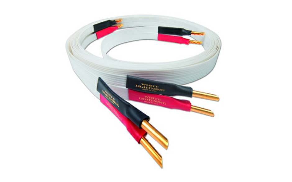 Nordost White lightning,2x2.5m is terminated with low-mass Z plugs