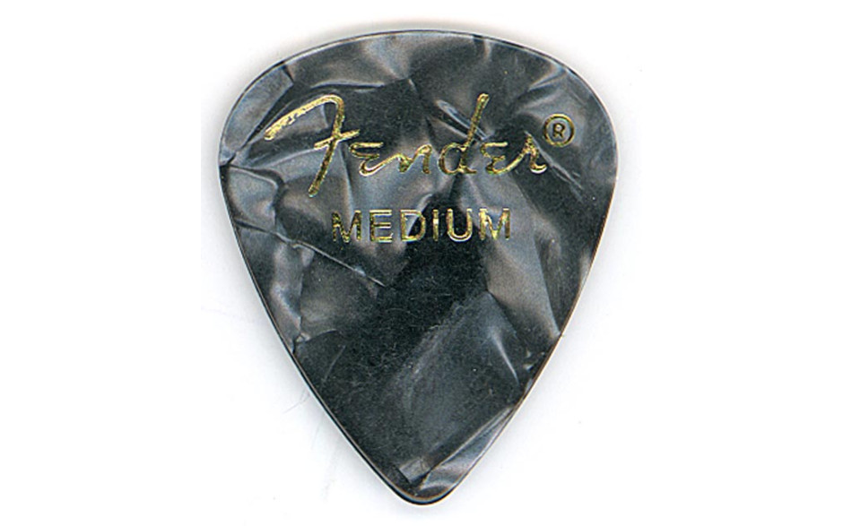 Fender 351 PREMIUM CELLULOID BLACK MOTO MEDIUM 098-0351-843