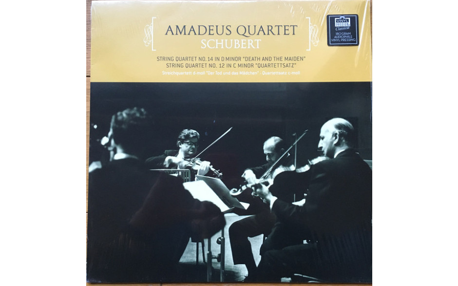 SCHUBERT, AMADEUS-QUARTETT - DEATH AND THE MAIDEN, QUARTETTSATZ 2018 (VPC85055) EU MINT (8719039002535)