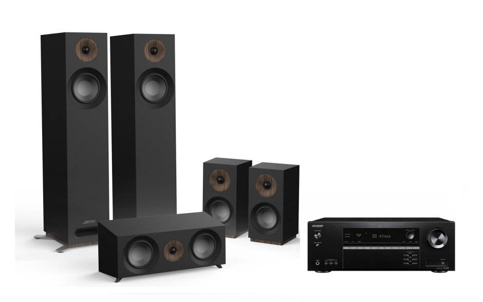 Onkyo TX-SR393 Black + Jamo S 805 HCS