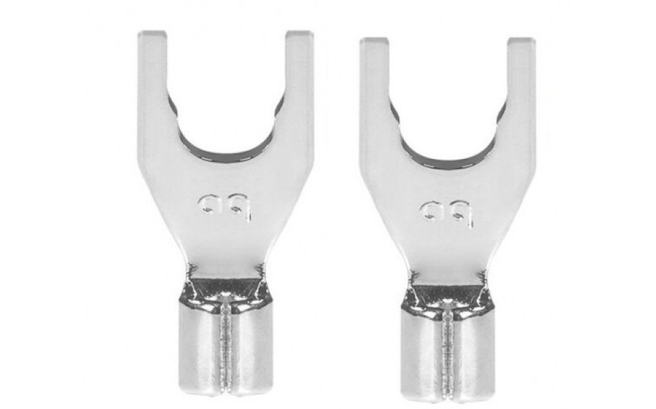 AUDIOQUEST spc Crimp P10M/S Silver Spade SET/4