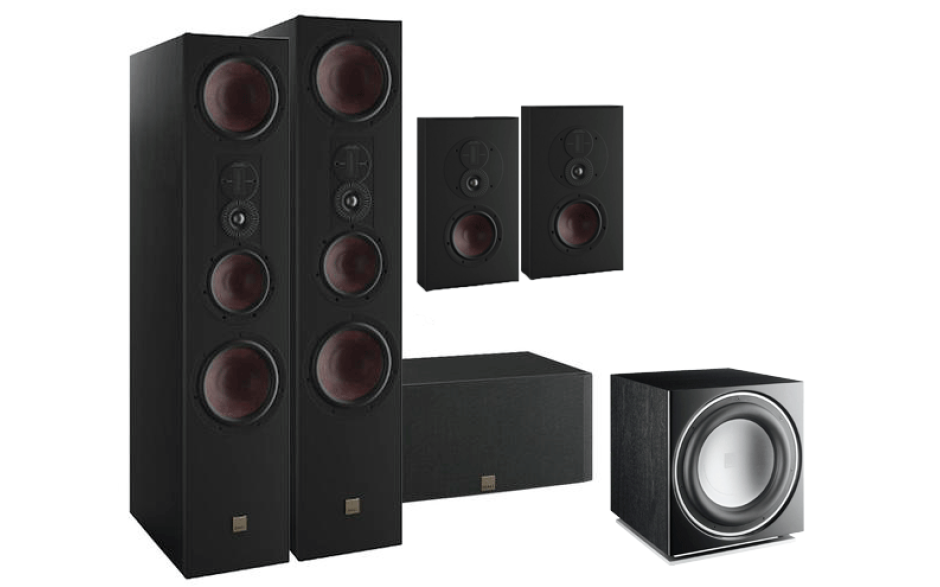 DALI Opticon 8 MK2 set 5.1 8/LCR/VOKAL/E-12F Black