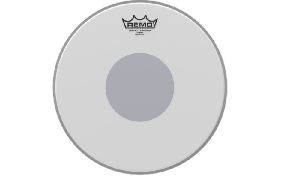 REMO CONTROLLED SOUND®, Coated, 12" Diameter, BLACK DOT™ On Bottom, Batter