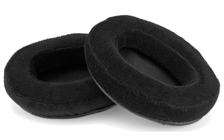 BRAINWAVZ OVAL Velour Earpads BLACK