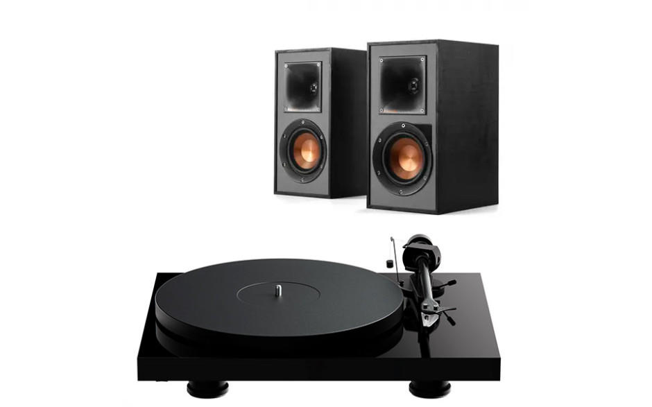 Klipsch R-51PM + Pro-Ject Debut EVO 2 Pick It MM EVO High Gloss Black