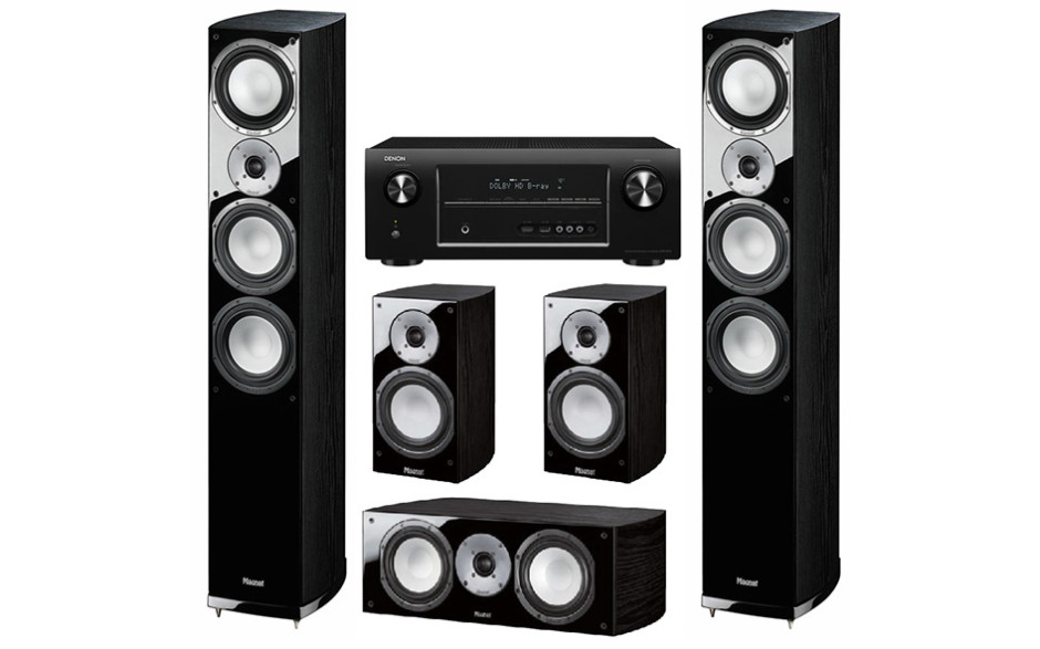 Домашний кинотеатр set 5.0 Denon AVR-X1400W + Magnat Quantum 677/673/67