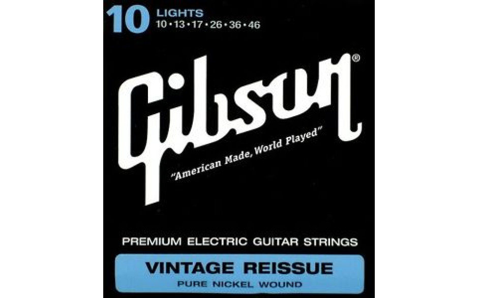 Gibson SEG-VR10 VINTAGE RE-ISSUE PURE NICKEL WOUND .010-.046