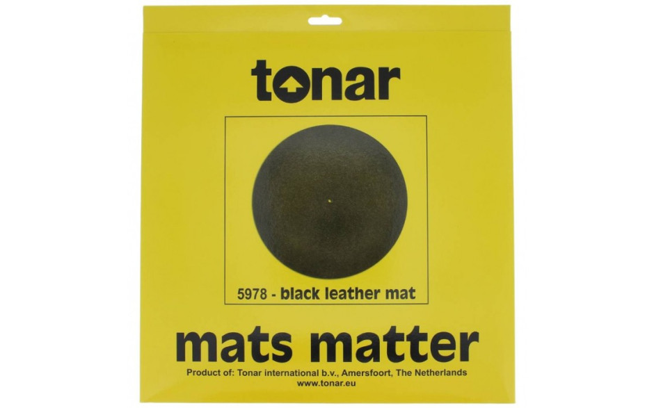 Tonar Black Leather Mat art.5978