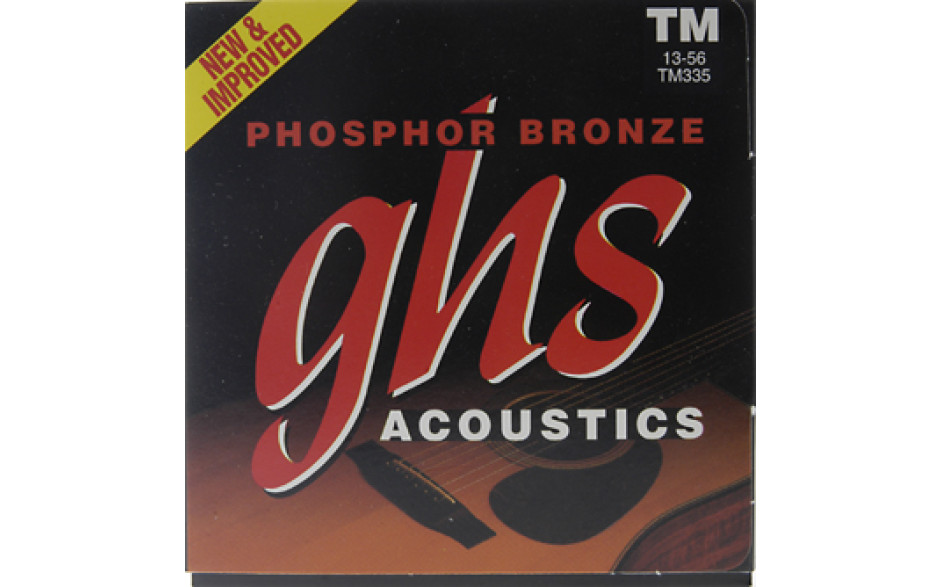 GHS STRINGS GHS S335 AC GTR,PHOS BRNZ,MED