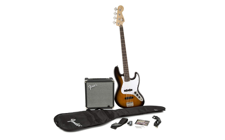 FENDER SQUIER PJ BASS PACK BROWN SUNBURST
