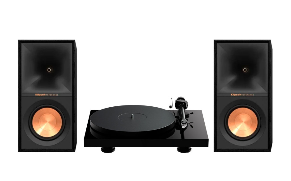 Klipsch Reference R-50PM + Pro-Ject Debut EVO 2 Pick It MM EVO High Gloss Black