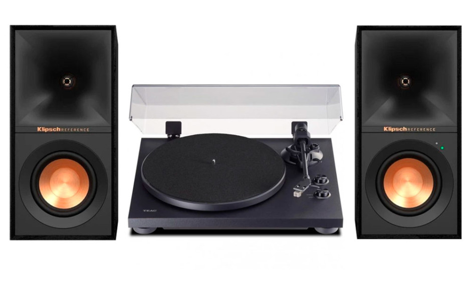 TEAC TN-280BT-A3 + Klipsch Reference R-40PM Black