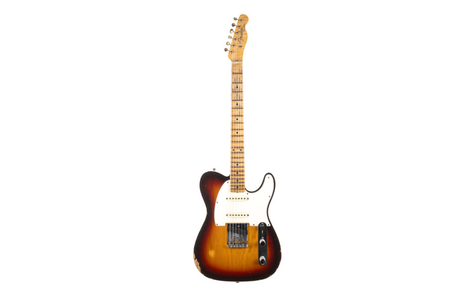 FENDER CUSTOM SHOP LIMITED HOTSHOT TELECASTER RELIC CHOCOLATE 3 TONE SUNBURST