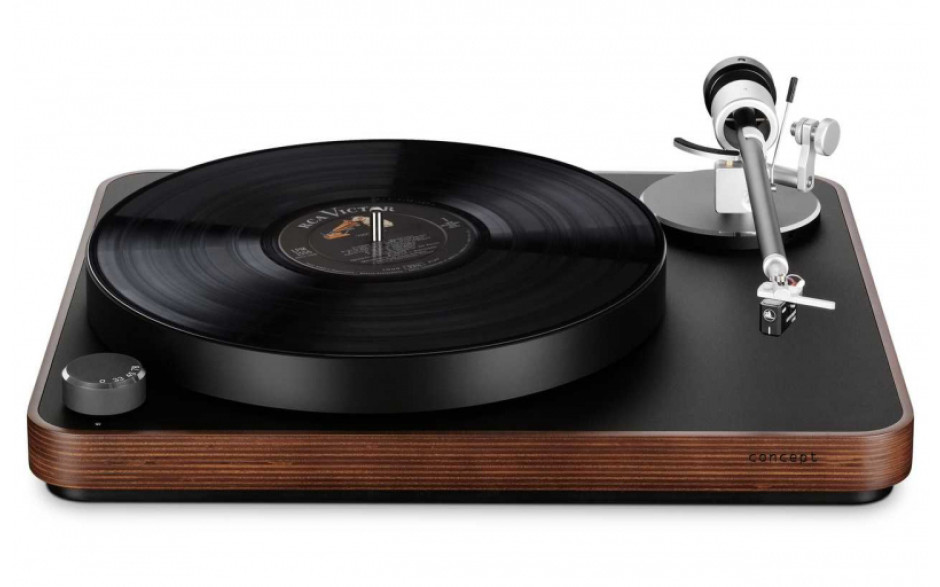 Clearaudio Concept (MC) Black with dark wood (TP066/MC)