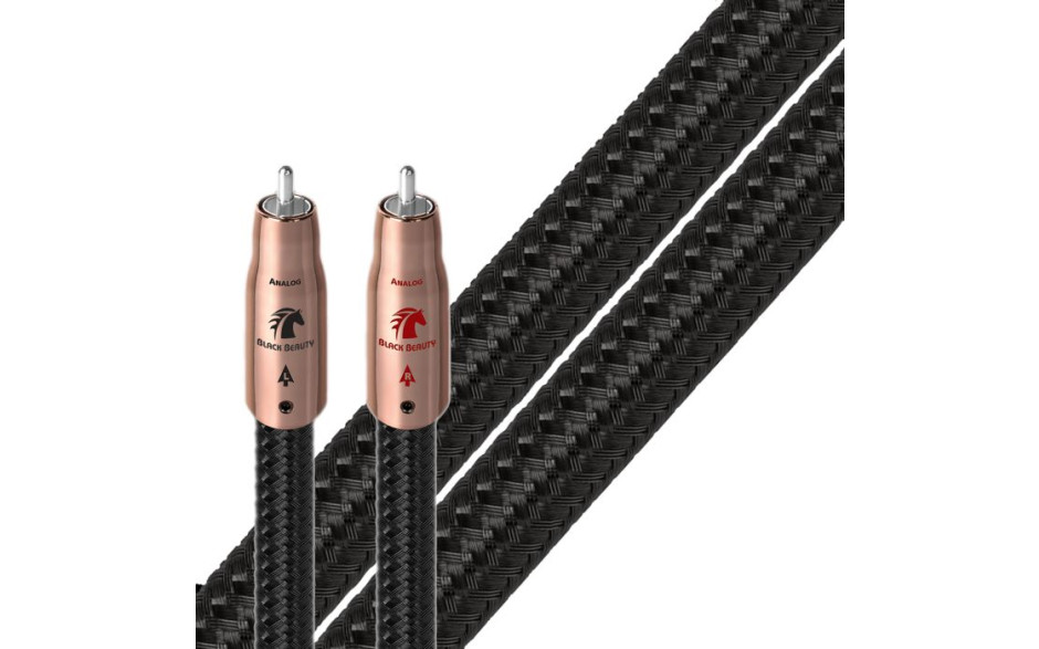 AUDIOQUEST Pair 0.6m Black Beauty RCA > RCA