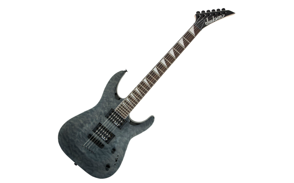 JACKSON JS32TQ DINKY RW QUILT MAPLE ARCH TOP TRANSPARENT BLACK