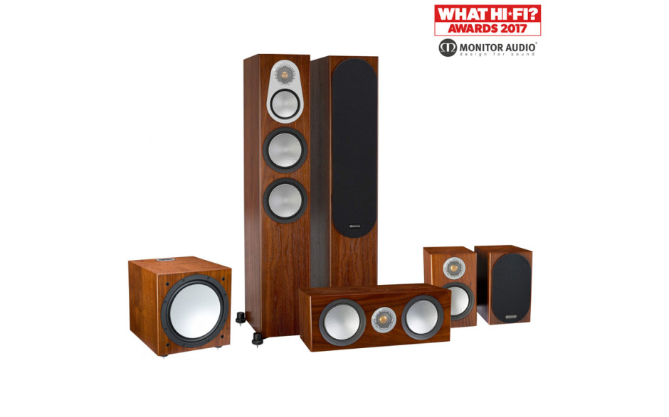 Monitor Audio Silver 300/50/centre150/W12 walnut