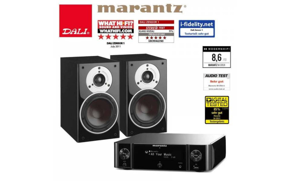 Dali Zensor 1 + Marantz MCR511 Melody Stream