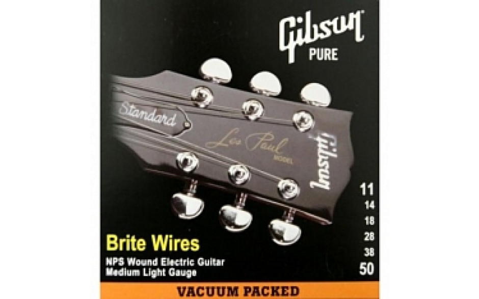 Gibson SEG-700ML BRITE WIRES NPS WOUND ELECT. .011-.050