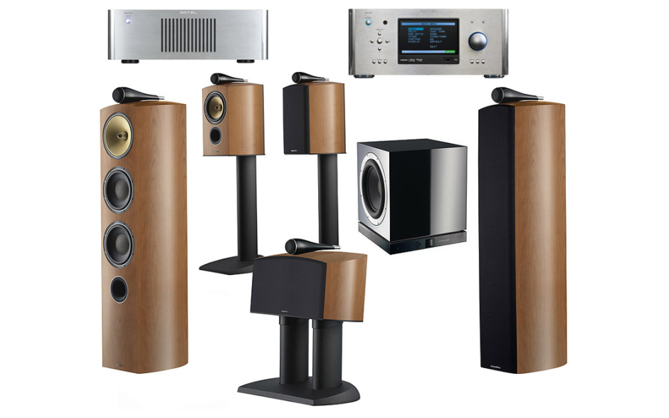 Bowers & Wilkins 804 Diamond/ Rotel RSP-1572и Rotel RMB-1575