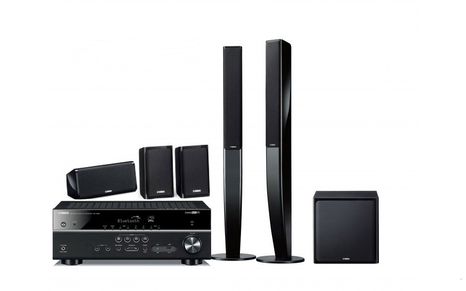 Yamaha RX-V485 + Yamaha NS-PA40 Black