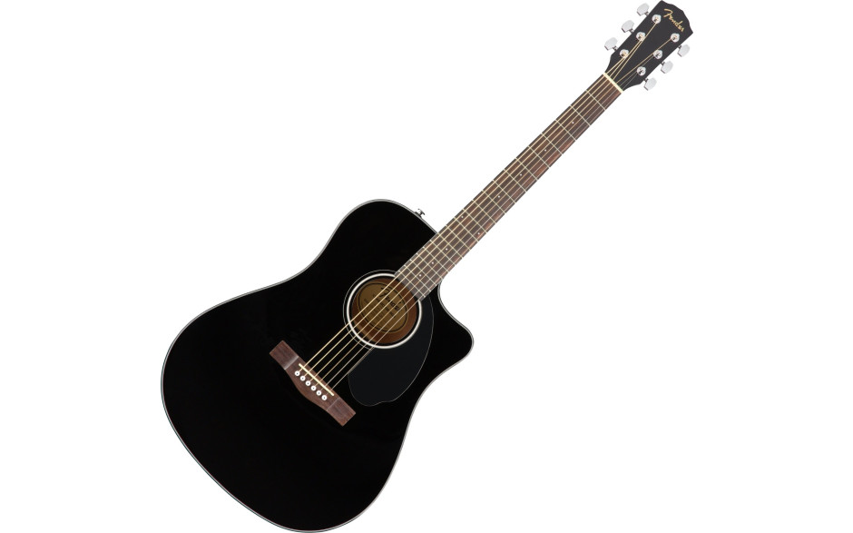 FENDER CD-60SCE BLACK WN
