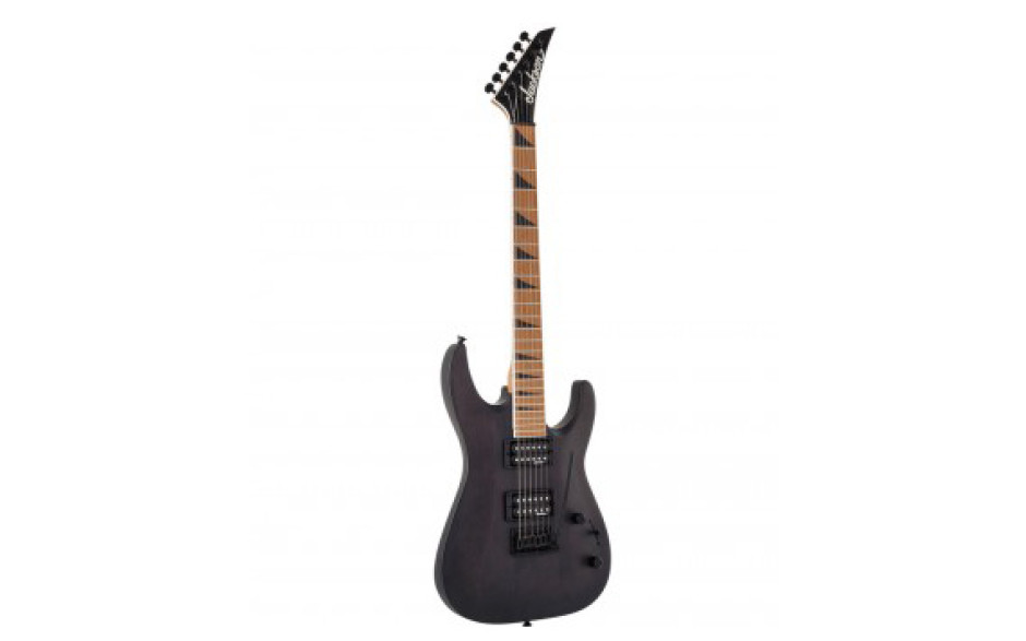 JACKSON JS24 DKAM DINKY ARCH TOP BLACK SATIN