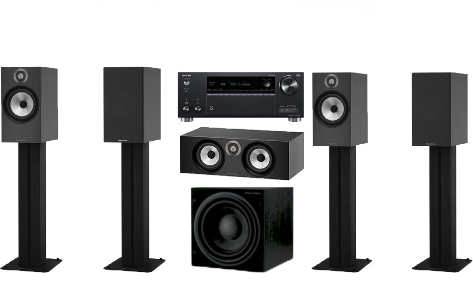 Onkyo TX-RZ730 + Bowers & Wilkins 606 set 5.1 606/606/HTM6/ASW610