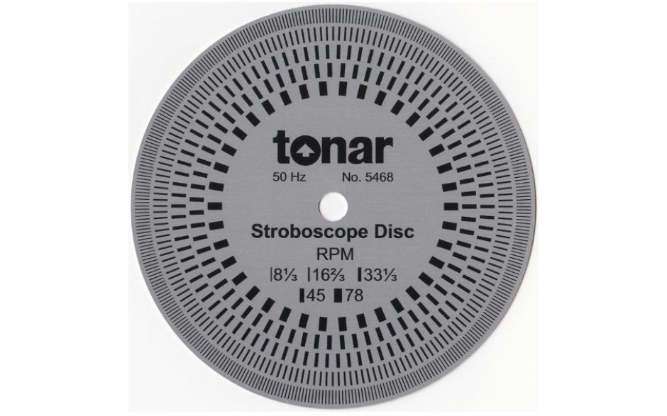 Tonar 10cm Aluminium Stroboscopic Disc, art.5468