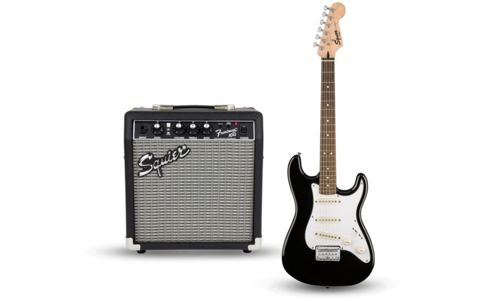 FENDER SQUIER STRAT PACK SSS BLACK