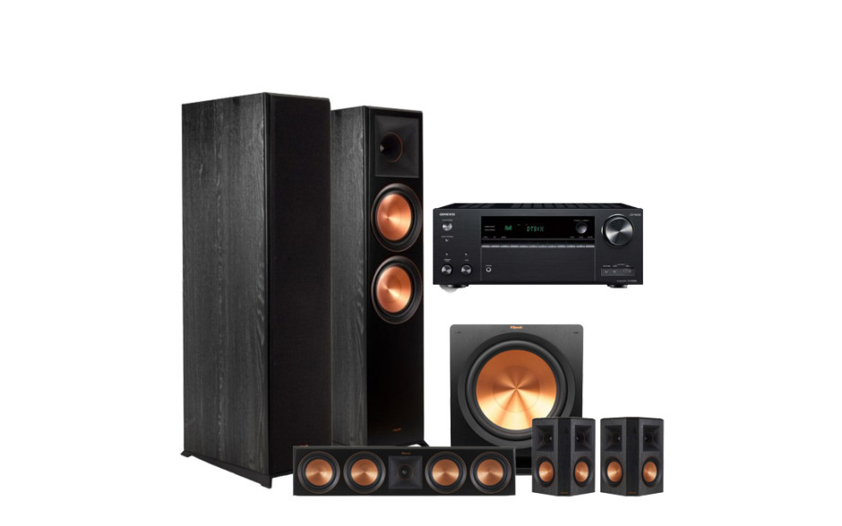 Onkyo TX-NR696 + Klipsch Reference Premier set 5.1 RP-8000F/RP-502S/RP-504C/R-115SW