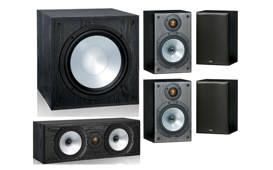 Monitor Audio MR1/MR1/MRcentre/MRW-10 set 5.1 Black