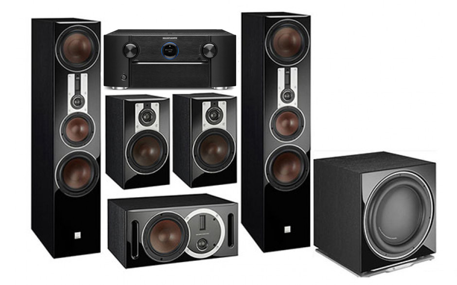 Marantz SR7015 Black set 5.1 DALI OPTICON 8/2/VOKAL/K-14F