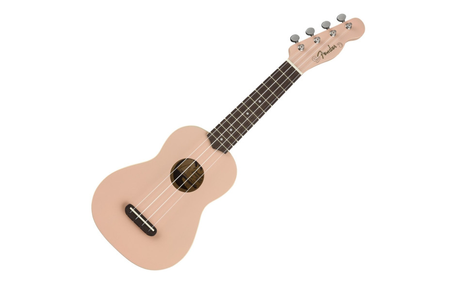 FENDER UKULELE VENICE SOPRANO SHELL PINK
