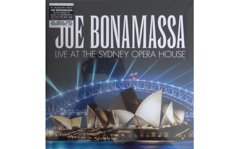 Joe Bonamassa – Live At The Sydney Opera House 2 Lp 2019 (prd 7598 1, Transparent) Provogue/eu Mint (0810020500820)