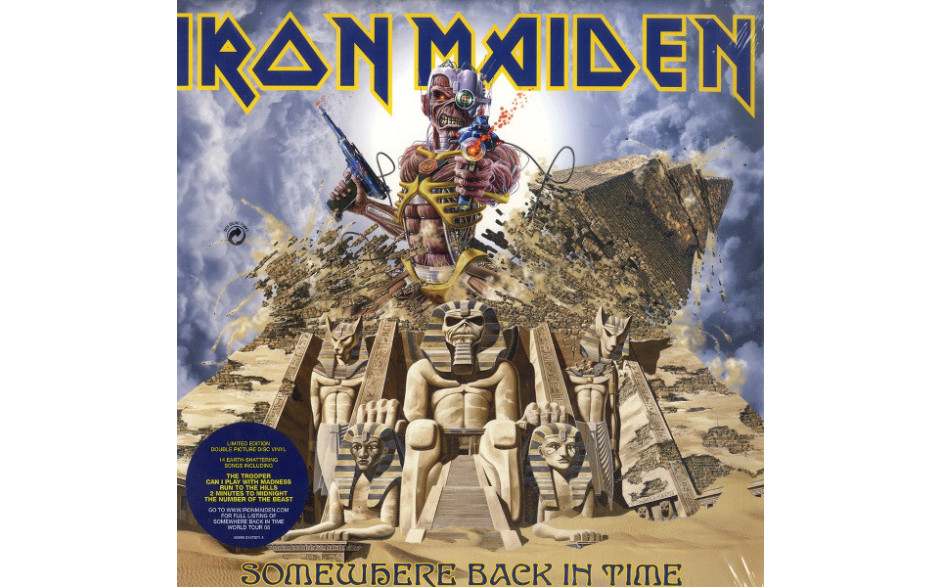IRON MAIDEN – SOMEWHERE BACK IN TIME 2 LP Set 2008 (50999 2147071 4, LTD) EMI/EU MINT (5099921470714)