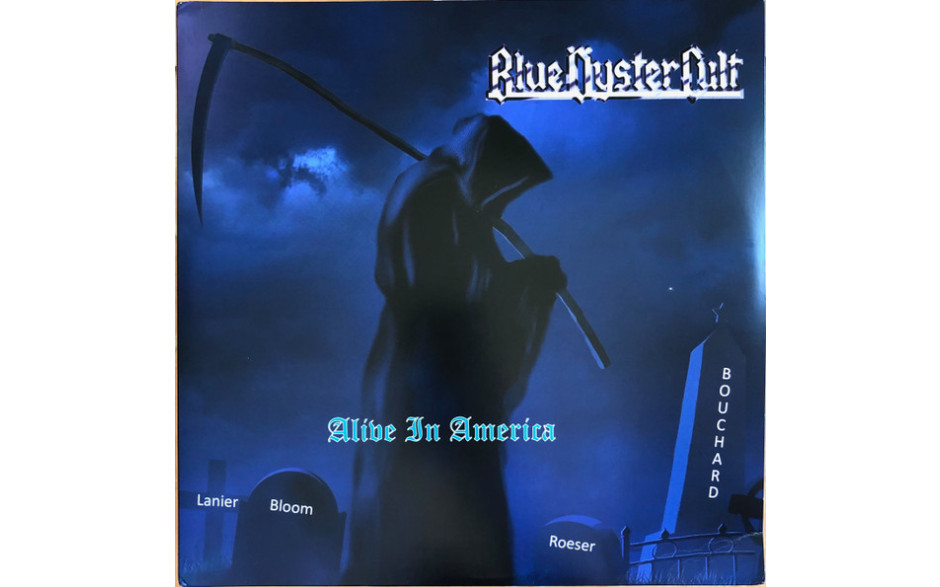 BLUE OYSTER CULT - ALIVE IN AMERICA 2015/2023 (RDEG-LP-723, Blue/Black) RENAISSANCE/EU MINT (0630428072312)