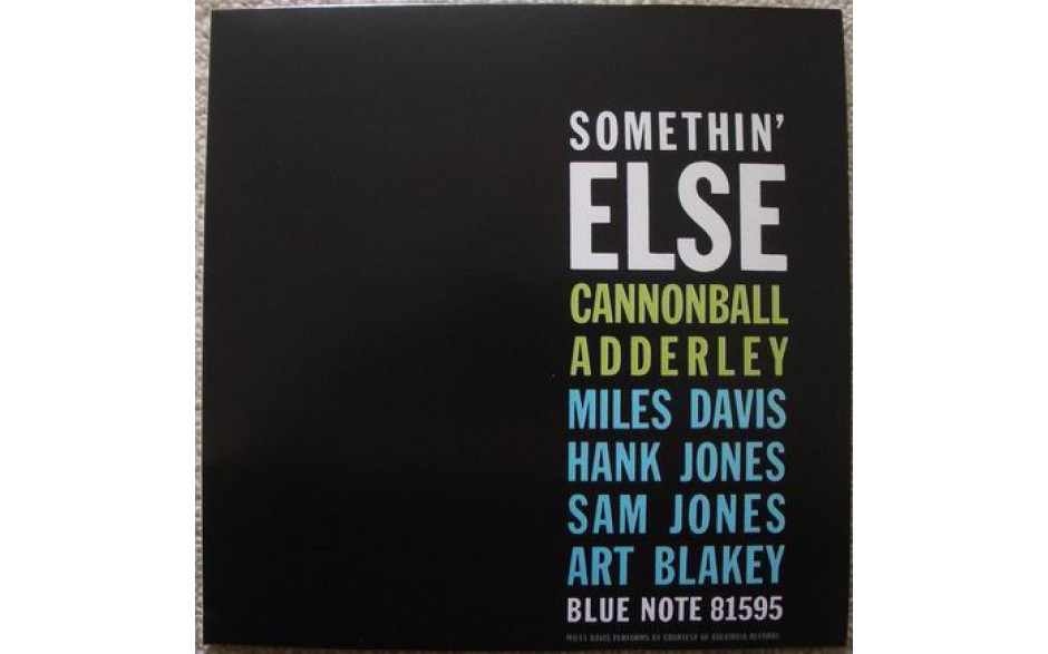 CANNONBALL ADDERLEY - SOMETHING ELSE 1958/2008 (7243 4 95329 1 5) BLUE NOTE/EU MINT (0077774633819)