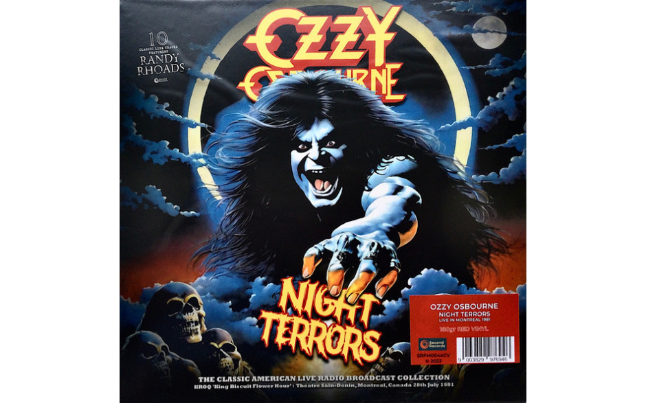 OZZY OSBOURNE - NIGHT TERRORS 2024 (SRFM0044CV, LTD., Red) SECOND RECORDS/EU MINT (9003829976946)