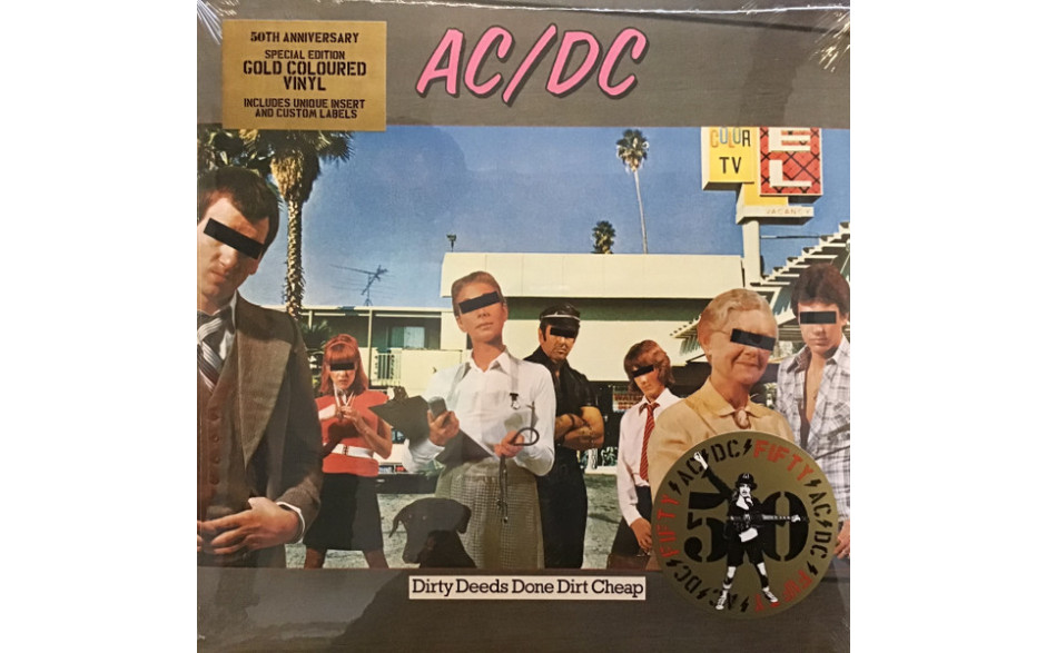 Ac/dc - Dirty Deeds Done Dirt Cheap 1976/2024 (19658834581, Ltd.,180 Gm., Gold) Columbia/eu Mint (0196588345814)