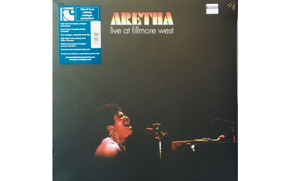 ARETHA FRANKLIN - LIVE AT FILLMORE WEST 1971/2013 (SD 7205, 180 gm.) SPEAKERS CORNER/EU MINT (4260019714466)