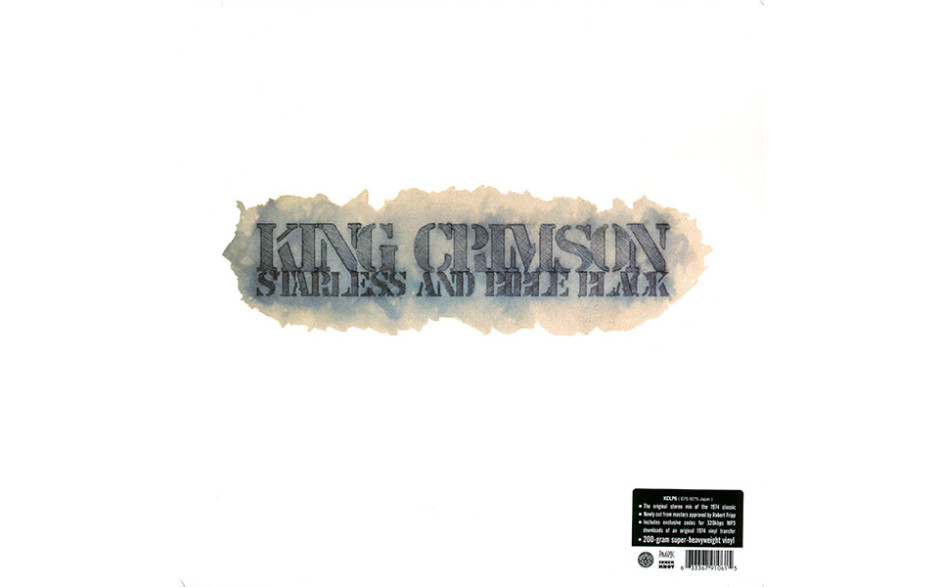 KING CRIMSON - STARLESS AND BIBLE BLACK 1974/2015 (KCLP6, 200 gm. SUPER SOUND) GAT, INNER KNOT/ENG. MINT (0633367910615)