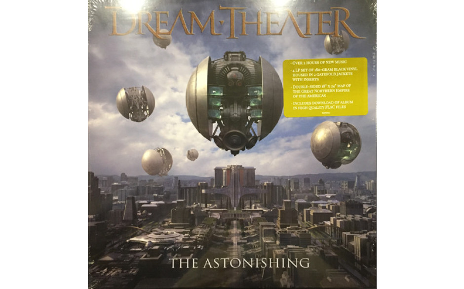 DREAM THEATER - THE ASTONISHING 4 LP Box Set (RR7493-1) ROADRUNNER/EU MINT (0016861749316)